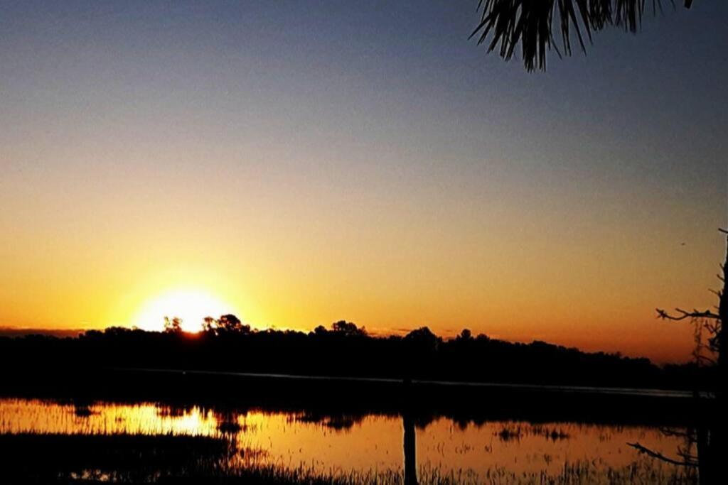 Secluded Tiny House By The Marsh With Hunting Island Beach Pass Frogmore エクステリア 写真